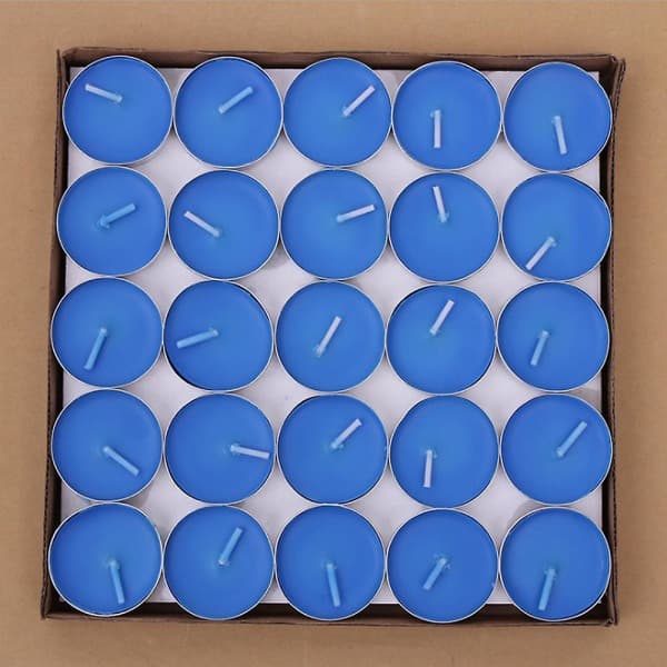 50-pack doftfria värmeljus, romantiska kärleksljus i bulk för heminredning, bröllop och födelsedagar