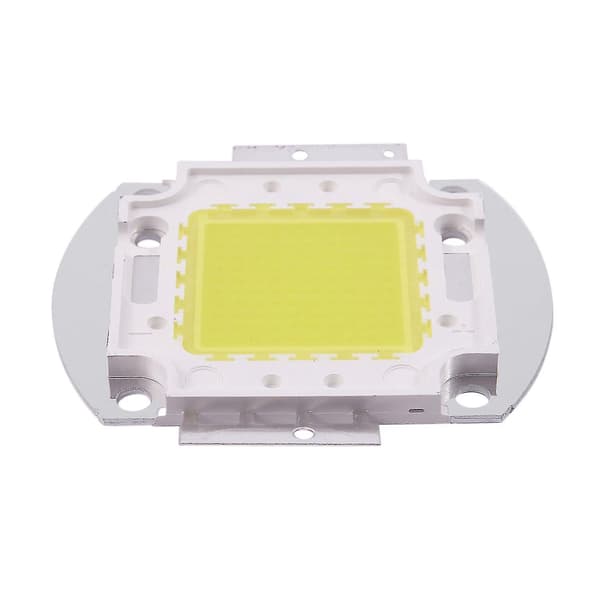 2 stk LED-chip 100w 7500lm Lyspære Spotlight Høy Effekt Integrert Diy Hvit & Varm Hvit