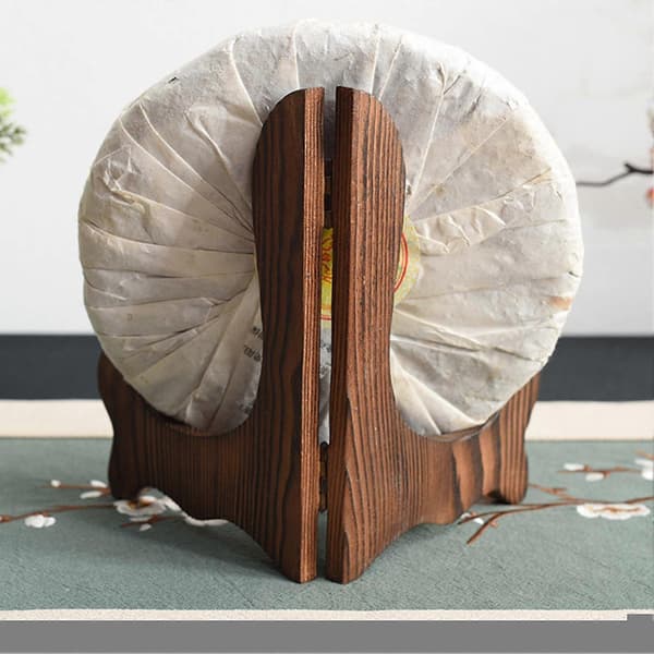Wooden Display Stand Foldable Handmade Solid Wood Plate Photo Art Holder for Home Kitchen Cafe Ebony Large Ebony L Ebony L