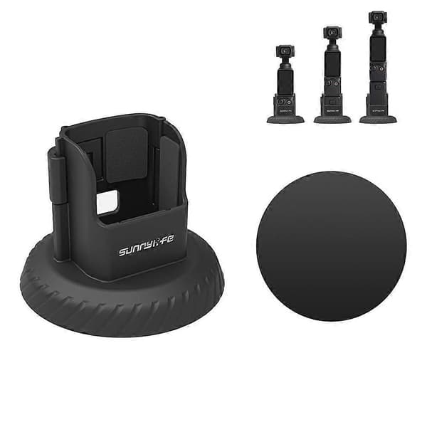 For Sunnylife DJI Osmo Pocket 4 Magnetisk Basestativ Bilpanser Hurtigfeste