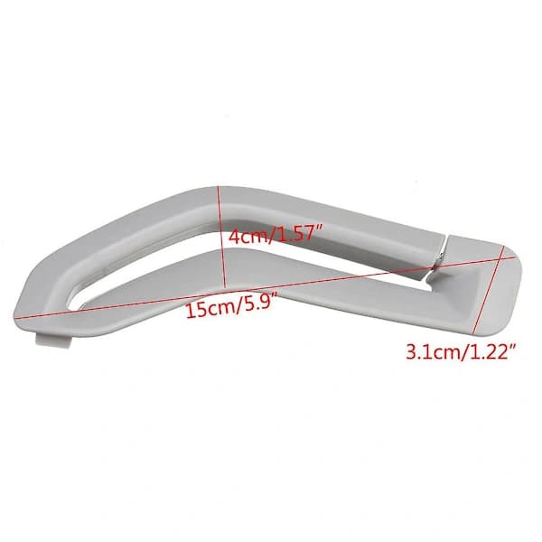For S60 S80 V70 XC90 Left Right Seat Belt Retractor Guide Ring Belt Selector Gate Seat Belt Trim