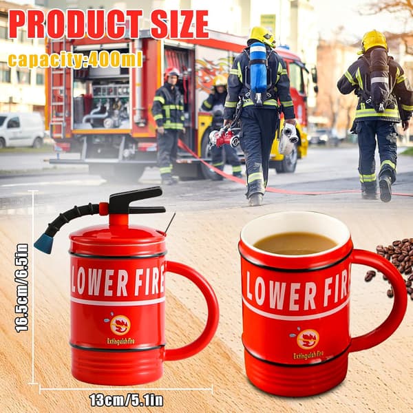 Funny Grenade Mug - Ceramic Breakfast Cup for Cappuccino, Coffee and Tea - 300 ML - Grenade-shaped Mug with Lid - Original and Funny Gift Idea (Black)