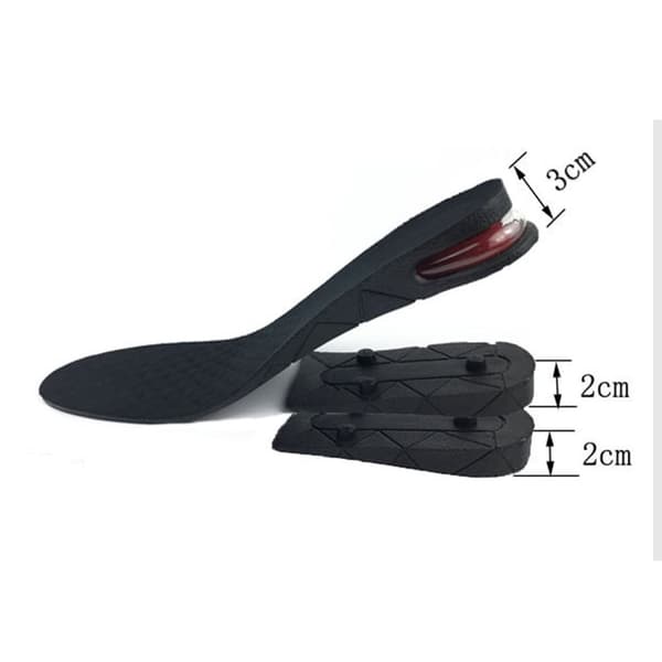 Get taller insoles for increased height up to 7 cm longer