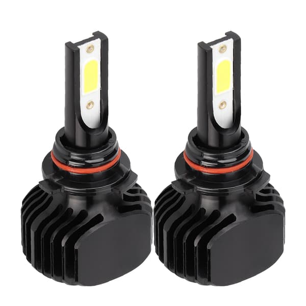 2 stk. bil LED-forlygter uden blæser 9006/HB4 6000K L5 hvidt lys