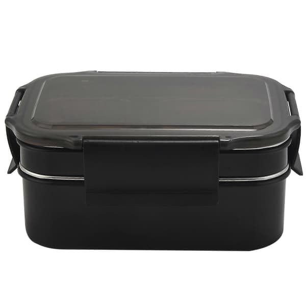 304 Rustfrit Stål Stabelbar Madkasse/Boks 2-lags Bento/Madbeholder Til Voksne Eller Børn