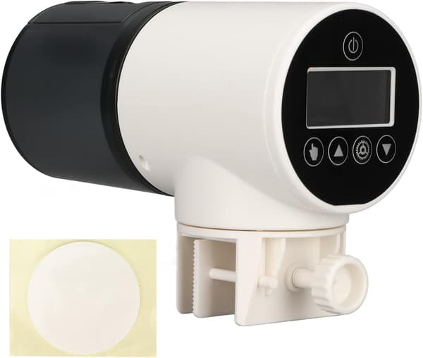 Automatisk fiskefoderautomat, automatisk fiskefoderdispenser, fodertimer, intelligent fiskefoderdispenser med stor kapacitet til akvarium