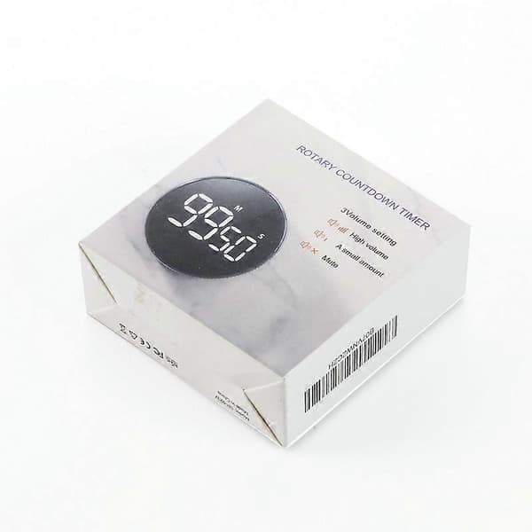 Køkkentimer Digital Timer med Stopursfunktion og Nedtælling Aluminium [DB]