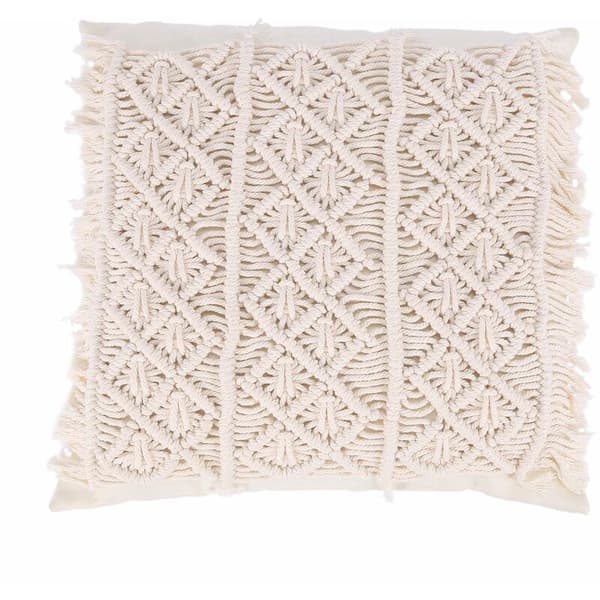 Boho-stil bomullsdusk pute håndlaget pyntepute bomullsdusk pute sofa dekorativ