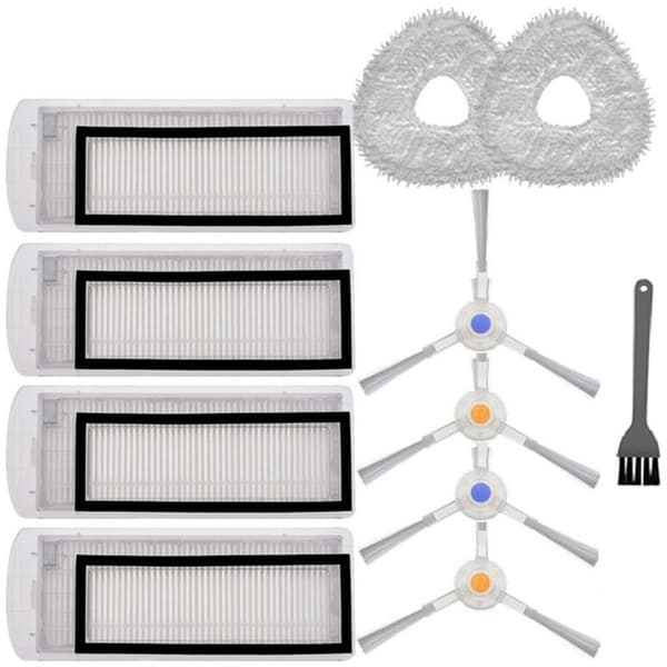 Side Brush Module HEPA Filter Rag Holder Dust Bin for T10 J1 J2 Robot Vacuum Cleaner Accessories