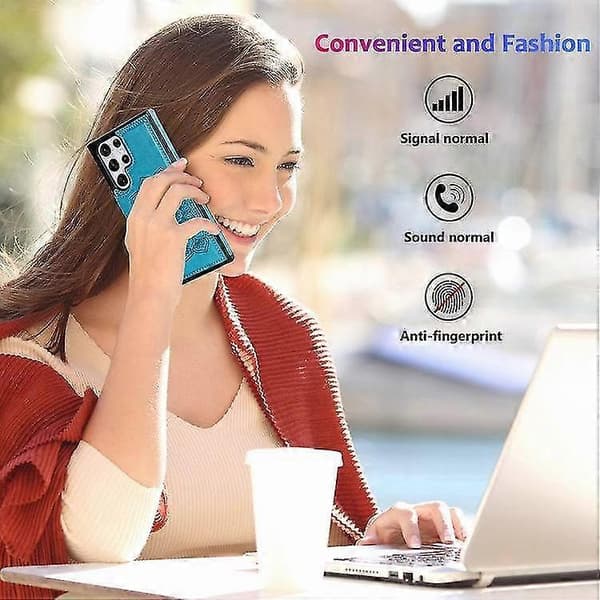 Wallet Case Compatible with Samsung Galaxy S23 Ultra, Embossed Mandala Flower PU Leather Case with Card Slots