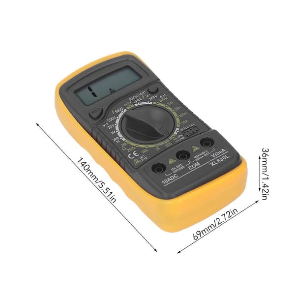Digitalt multimeter Høj nøjagtighed Multifunktionel modstand Strømspændingsmåler til industri