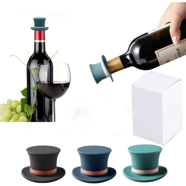 3 pieces of red wine stoppers, household red wine bottle