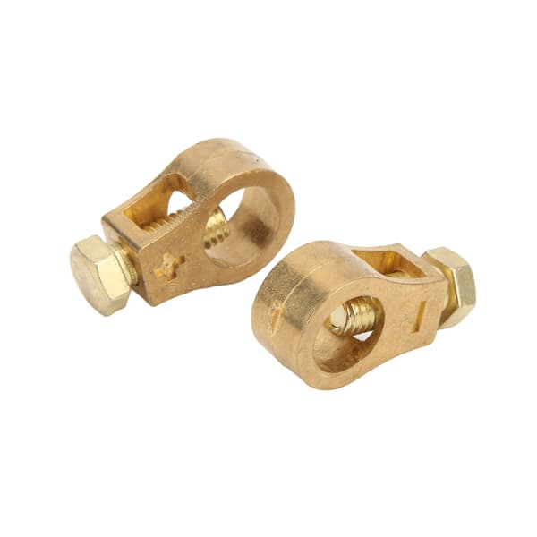 2 STK Batterikabelklemme O-form 16-18mm ID Universal for skip bobiler lastebiler biler
