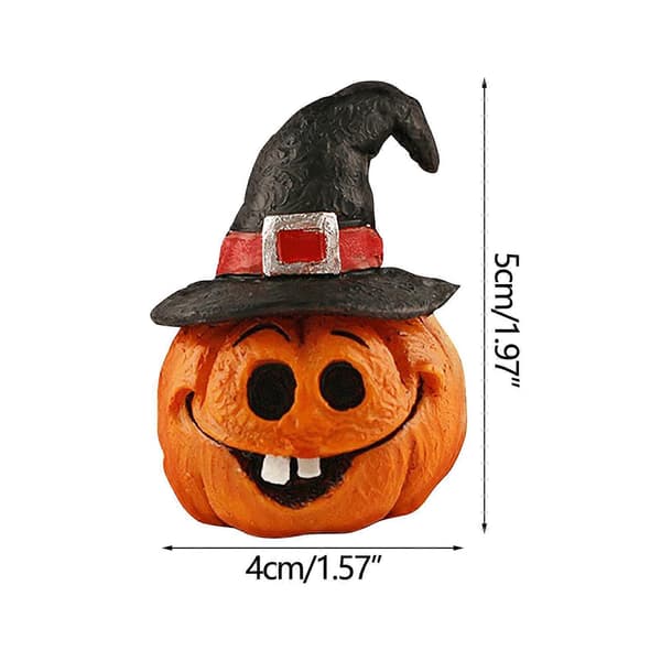2025 Halloween Festlige Elementer Mini Harpiks Græskar Spøgelsesdekorationer Halloween Havepynt Halloween Fest Gavepose Fyld