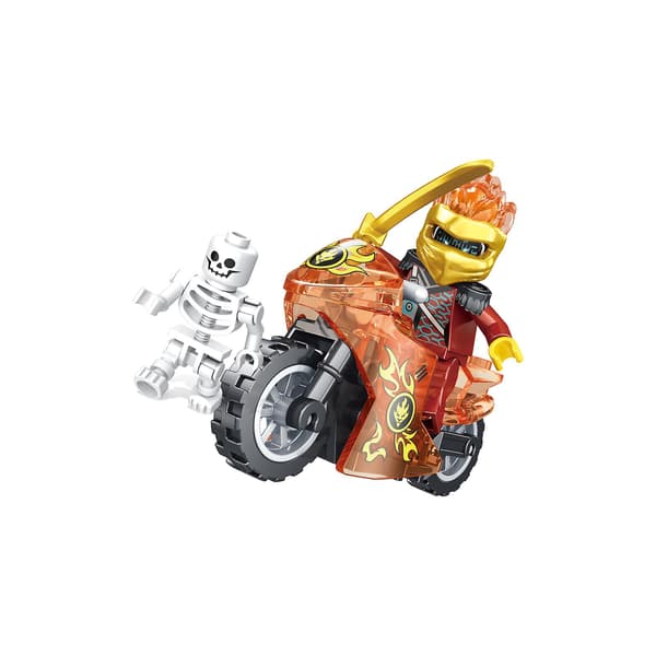 Set med 16 st Ninja Minifigurer Byggklossar Leksaker Barn Presenter