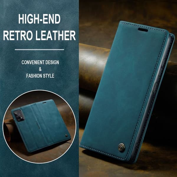 Mobiltelefoncover til Samsung Galaxy S23 premium læder foldbart flipcover