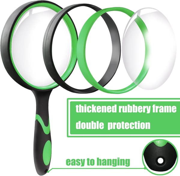 Reading Magnifying Glass 100mm Large Portable 10x Magnifier with