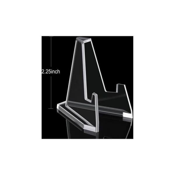 CRUEL 1-pack Clear Acrylic Mini Easels, Coin Stand Card Holder