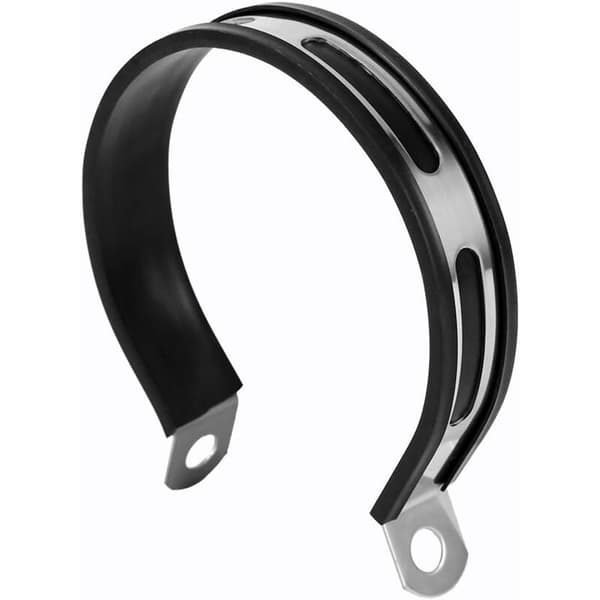 Motorsykkel lyddemper feste universell halvsirkel eksosrør lyddemper feste, 1 stk (11 cm) KLB