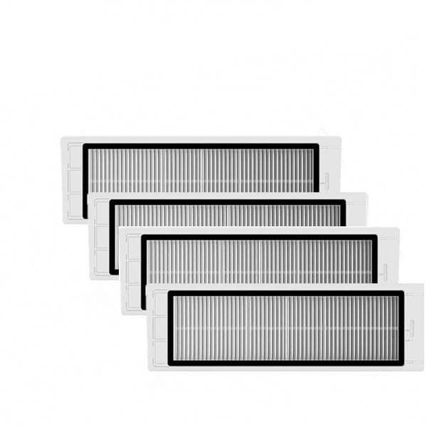 4 kpl HEPA-suodattimia Xiaomi Roborock S5, S50, S51, S55, S6, MAXV Valkoinen