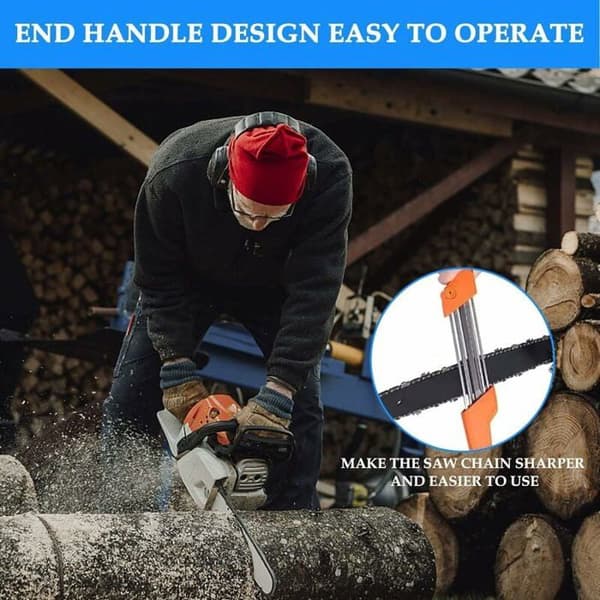Chainsaw Sharpener, Compatible with Stihl 3/8 inch Chainsaw Chains, for Stihl 2-in-1 Easy File 4.0mm