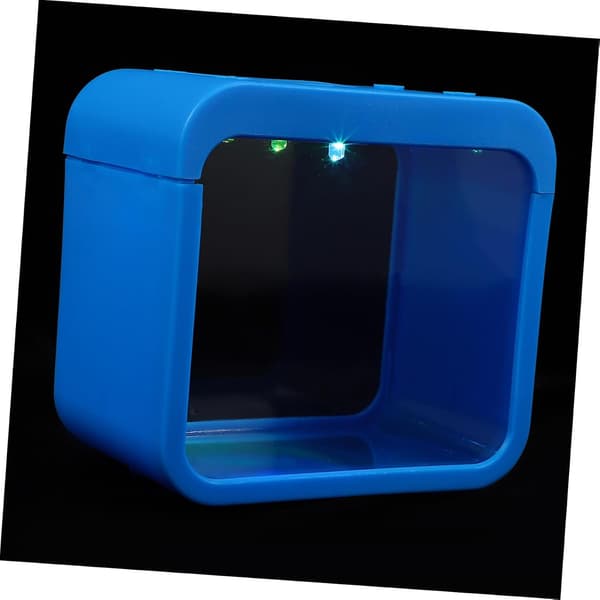 Lite akvarium Fischzuchtbox med belysning, gjennomsiktig -
