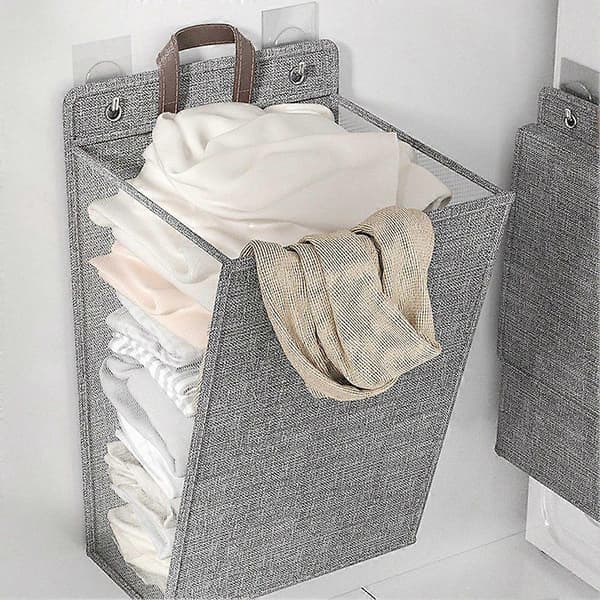 Fällbar Klädkorg Smuts Klädkorg Väggmonterad Smuts Kläder Förvaring Stanskfri Kläder