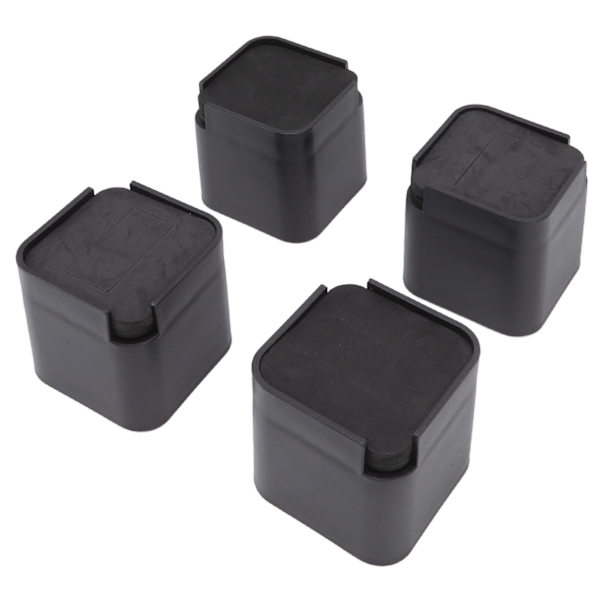 4 Sets Rubber Bed Risers Multifunctional Safe Expansion Space Furniture Risers for Tables, Chairs, Sofas, and Cabinets