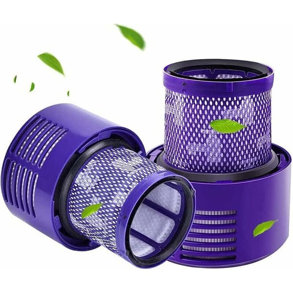 Erstatningsfilter til Dyson V10, Dyson V10-filter, Dyson V10-serie erstatningsfilter, erstatningsfiltertilbehør DY-969082-01 (2-pak) (V10)--