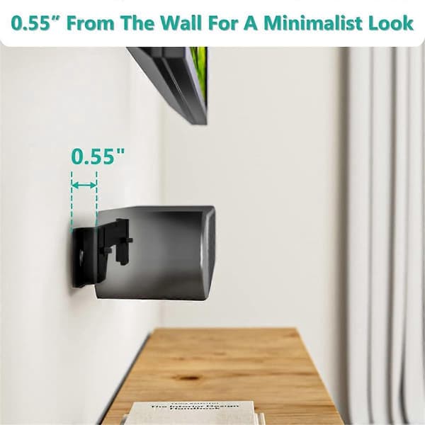 Soundbar Mount for Ray, Floating Wall Mount Bracket for Ray Essential Soundbar Under TV with Screws