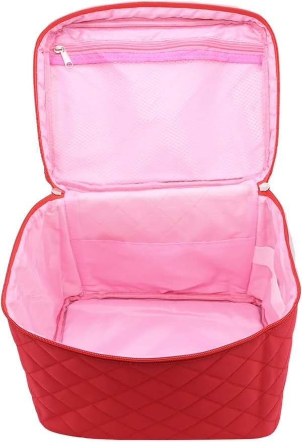 Makeuptaske, stor størrelse dametoilettaske, organiseringspose, Porta