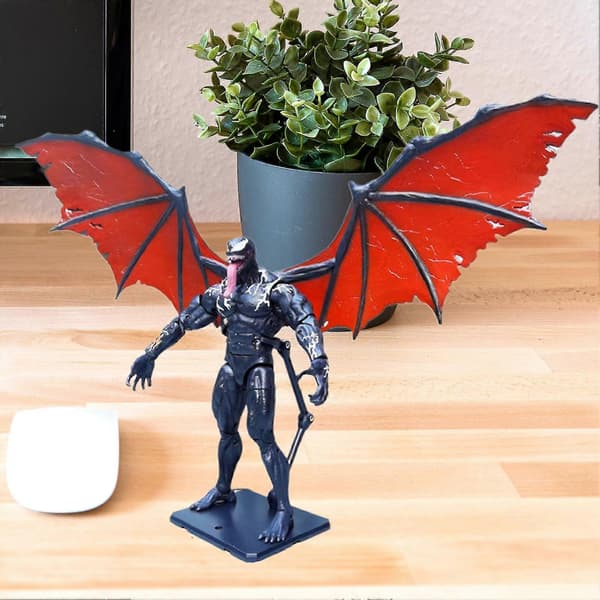 1 sæt Venom-figur, tovinget symbiot, bevægelig ledfigur, miniaturefigurer, samleobjekt, filmversion, actionfigur