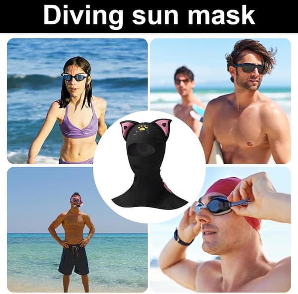 UV-ansiktsdeksel, UV-beskyttelse-ansiktsdeksel is Icy Neck Gaiter -