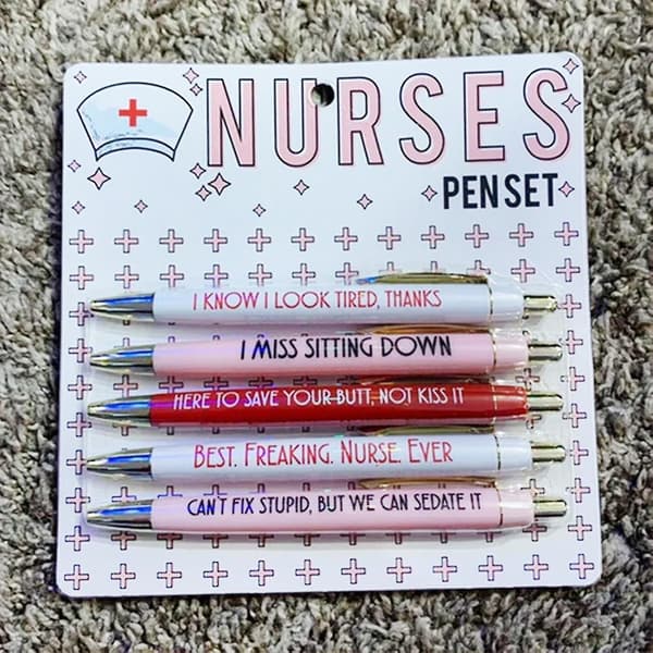 Funny Nurse Pens Set Nurse Ballpoint Pens