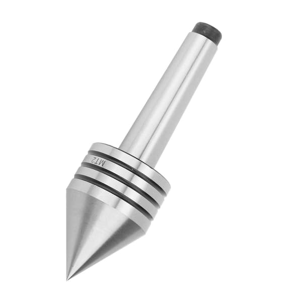Live Center Rotating Center HSS High Precision, Durable 60 Degree MT2 Lathe Live Center Accessory for CNC