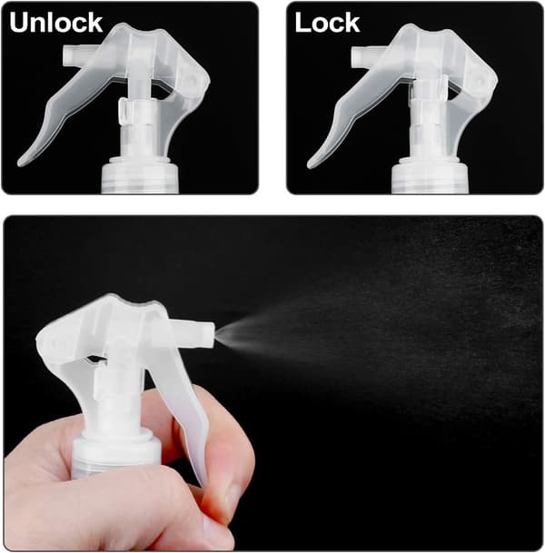2 stk 200 ml Sprayflaske Tom Sprayflaske Sprayflasker Klar Pl
