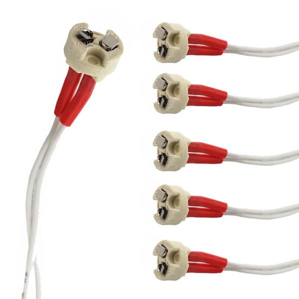 6-pack MR16 lamphållare, 16 cm kontakt
