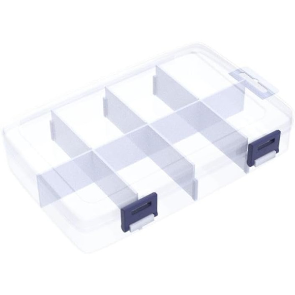 3 Pcs Plastic Storage Boxes - 20*13.5*4.5CM - Compartmented Box Plastic Box Storage for Crafts Jewelry Beads-FM-