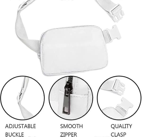1 stk Bæltetaske til kvinder Trendy mavetasker Crossbody-tasker til kvinder til rejser Træning Løb Vandring til damer Piger