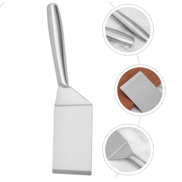 Stekespade i rustfritt stål Flat stekespade Stor fiskespade Grill Barbecue Vender Stekebordskrape Biffspade Pannekake Som vist
