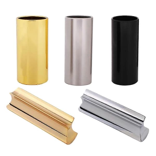 Guitar Slide Tone Bar Slider Kit Zinc Alloy Sliding Guitar Tone Bar for Guitar Ukulele Stringed Instruments
