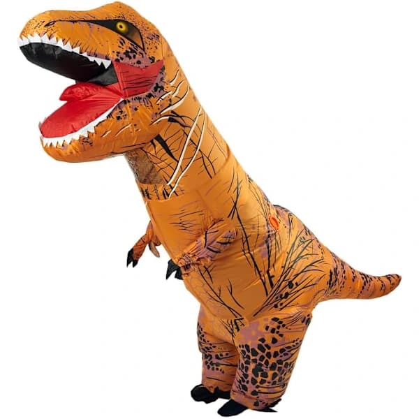 Aikuisten puhallettava Halloween-asu Trex Trex
