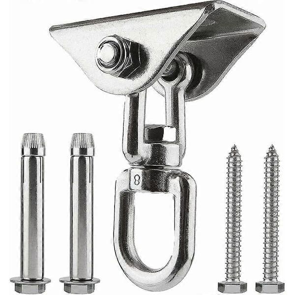 Heavy Duty Ceiling Hook, 500KG Hanging Chair Mount Stainless Steel 360° Rotation Ceiling Hook Bracket for Swing, Hammock [Db]