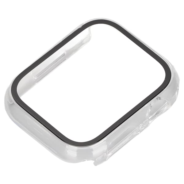 Protective Watch Case with Tempered Glass Screen Protector, Full Coverage HD for IWatch Series 7 2021 41mm Transparent