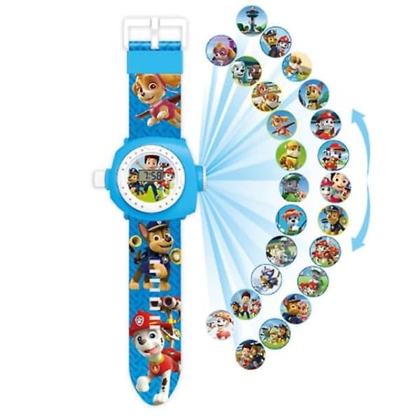 Paw Patrol Projeksjon Digital Klokke 24 Stiler Projeksjonsklokke A-9011 A-9011 A-9011