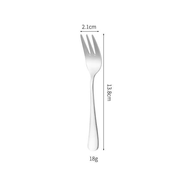 Essentiella dessertgafler, rustfritt stål
