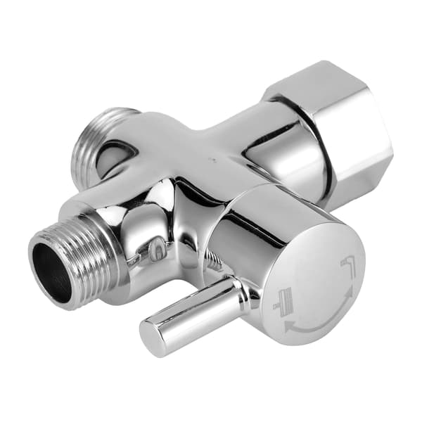 3-veis kranavleder ventil baderomsdusjdeler for håndholdt dusjhode fast sprayhode 3/8 vannseparator D 0.3