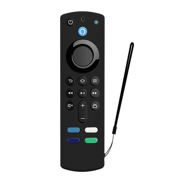 Fjernbetjeningsdæksel Universal Stødsikkert Blødt Silikoneetui til Amazon Voice Remote 3. generation
