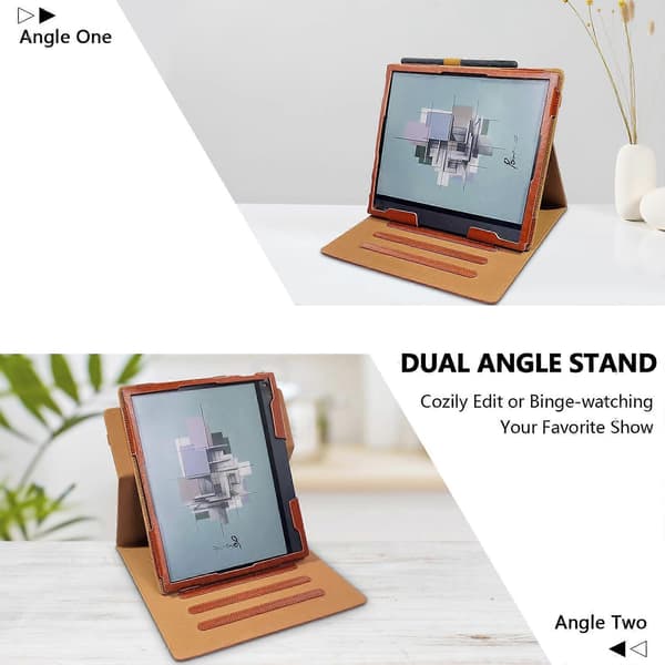 Fodral för 10,3\" BOOX Note Air 3 C / Air 2 / Air 2 Plus Ink Tablet ePaper 360 Graders Roterande Ställskydd