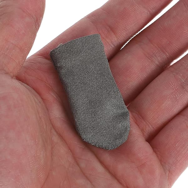 Åndbare fingerbeskyttere med hurtigtørrende, behagelig pasform, 10 stk. af fiber til gaming-mobiler og præcis controller